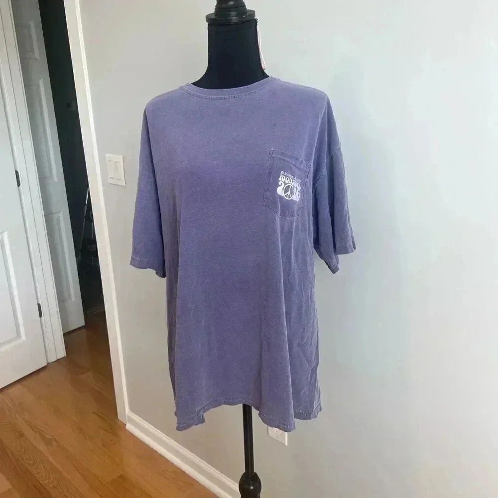 Sigma Nu Fraternity FoodStock purple comfort colors shirt XL
